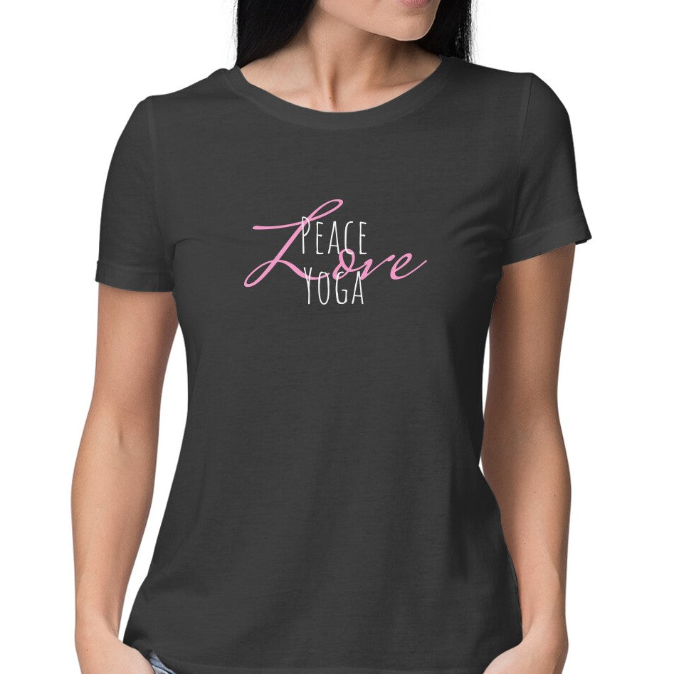 Love Peace Yoga t Shirt