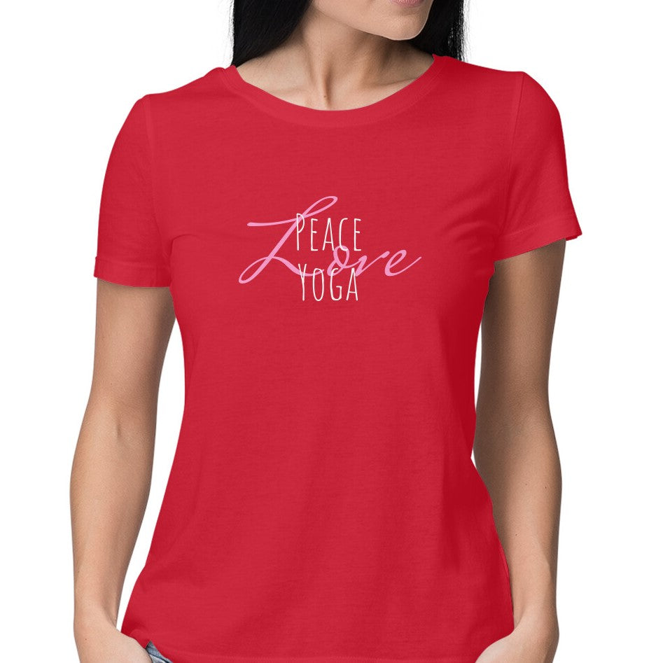 Love Peace Yoga t Shirt