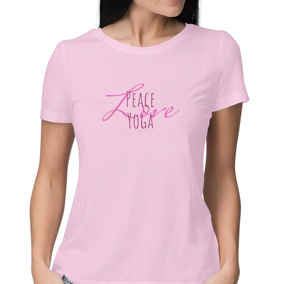 Love Peace Yoga t Shirt