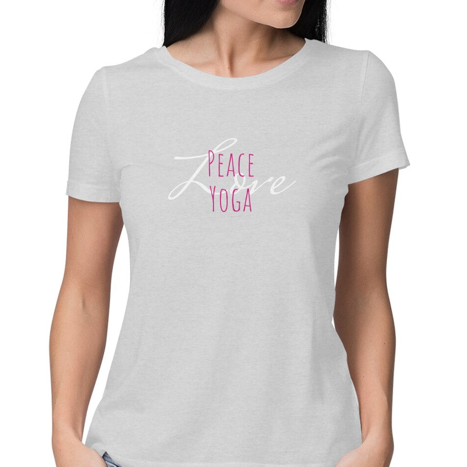 Love Peace Yoga t Shirt
