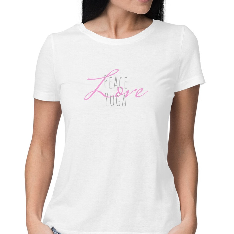 Love Peace Yoga t Shirt
