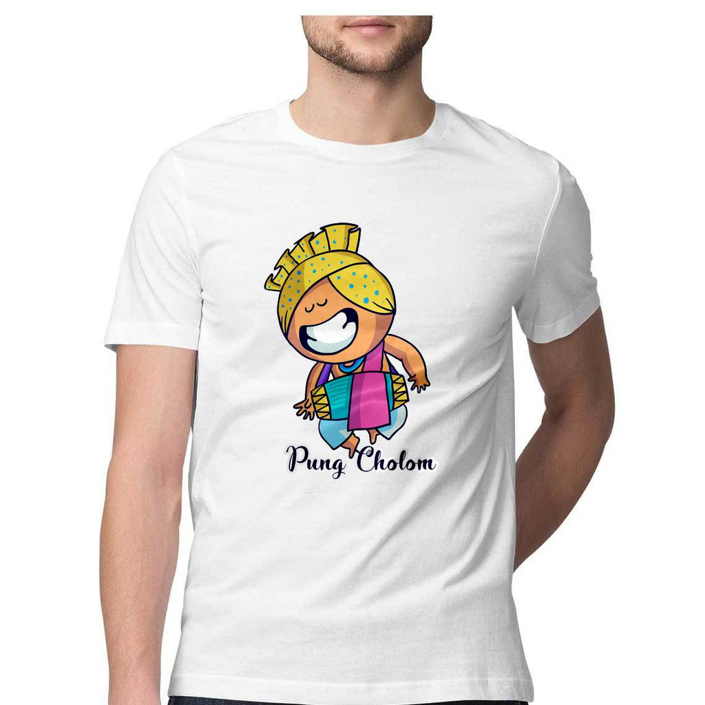 Pung Cholom Manipuri dance t shirt