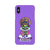 Kathakali inspired mobile case in purple