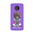 Kathakali inspired mobile case in purple