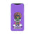 Kathakali inspired mobile case in purple