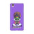 Kathakali inspired mobile case in purple