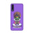 Kathakali inspired mobile case in purple