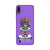 Kathakali inspired mobile case in purple