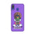 Kathakali inspired mobile case in purple