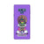 Kathakali inspired mobile case in purple