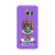 Kathakali inspired mobile case in purple