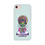 Kathakali inspired mobile case in grey