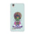 Kathakali inspired mobile case in grey