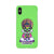 Kathakali inspired mobile case in green