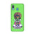 Kathakali inspired mobile case in green