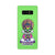 Kathakali inspired mobile case in green