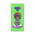 Kathakali inspired mobile case in green