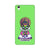 Kathakali inspired mobile case in green