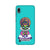 Kathakali inspired mobile case in blue