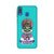 Kathakali inspired mobile case in blue