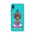 Kathakali inspired mobile case in blue