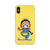 Bharatnatyam inspired mobile case in yellow