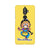 Bharatnatyam inspired mobile case in yellow