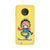 Bharatnatyam inspired mobile case in yellow