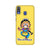 Bharatnatyam inspired mobile case in yellow