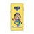 Bharatnatyam inspired mobile case in yellow