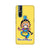 Bharatnatyam inspired mobile case in yellow