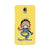 Bharatnatyam inspired mobile case in yellow