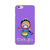 Bharatnatyam inspired mobile case in violet