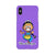 Bharatnatyam inspired mobile case in violet