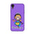 Bharatnatyam inspired mobile case in violet