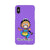 Bharatnatyam inspired mobile case in violet