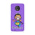 Bharatnatyam inspired mobile case in violet