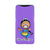 Bharatnatyam inspired mobile case in violet