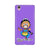 Bharatnatyam inspired mobile case in violet