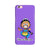 Bharatnatyam inspired mobile case in violet