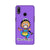 Bharatnatyam inspired mobile case in violet