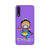 Bharatnatyam inspired mobile case in violet