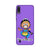 Bharatnatyam inspired mobile case in violet