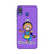 Bharatnatyam inspired mobile case in violet