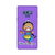 Bharatnatyam inspired mobile case in violet