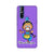 Bharatnatyam inspired mobile case in violet