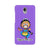 Bharatnatyam inspired mobile case in violet