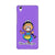 Bharatnatyam inspired mobile case in violet