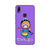 Bharatnatyam inspired mobile case in violet