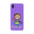 Bharatnatyam inspired mobile case in violet